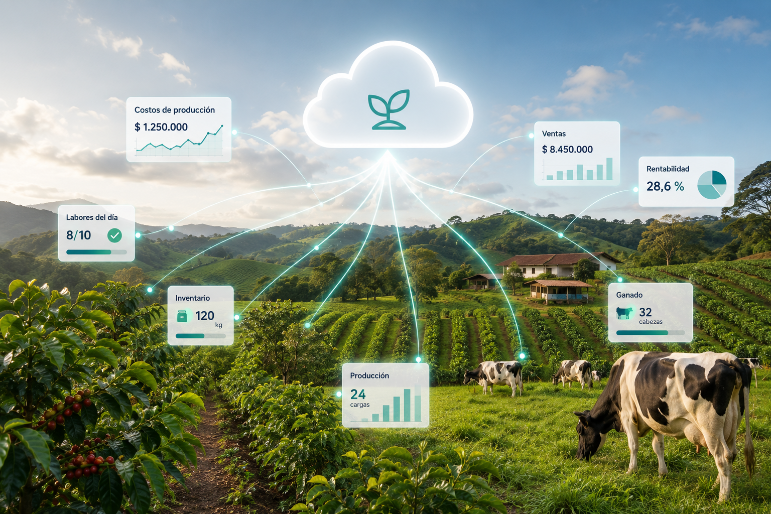 Equipo AgroAnalytics en el campo
